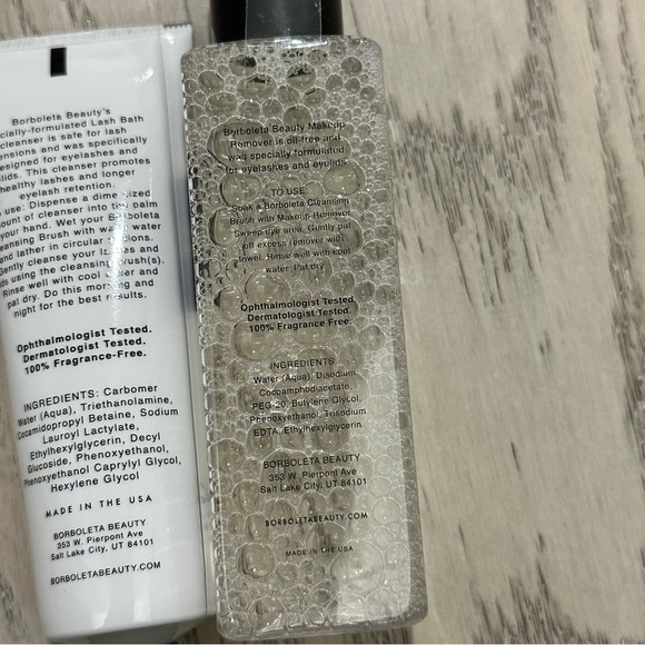 BORBOLETA BEAUTY Makeup Remover and Lash Bath, New Sealed - Picture 3 of 4